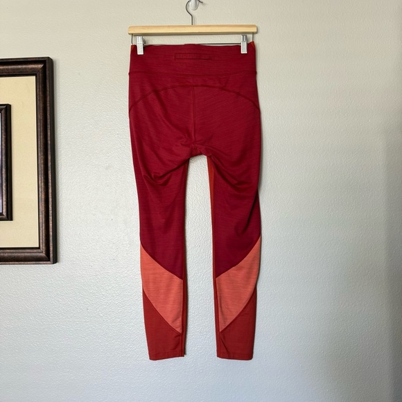 Outdoor Voices TechSweat 7/8 Zoom Red/Orange Leggings Size Medium - Picture 7 of 8